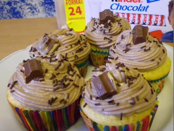Cupcakes au kinder