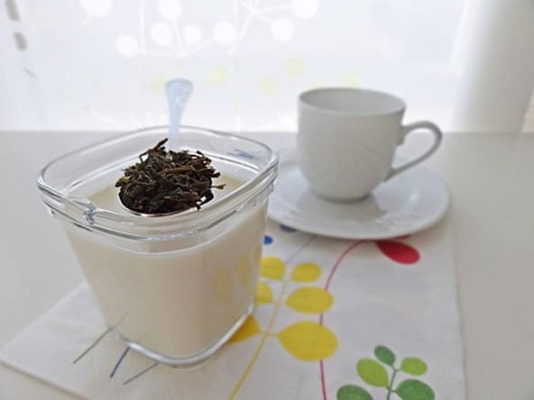 Yaourts aux saveurs délicates de thé earl grey