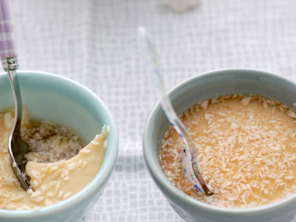 Panna cotta érable et coco