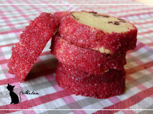 Diamants cranberries-chocolat