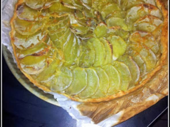Tarte poireau-pomme de terre