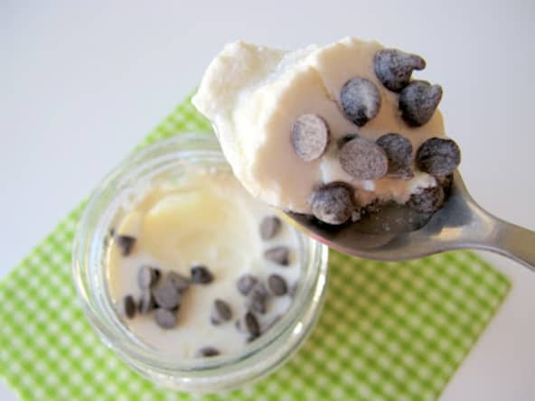 yaourt maison à la vanille et au chocolat