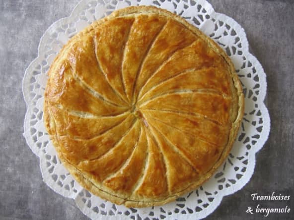 Galette des rois aux crèmes d'amande et de marrons