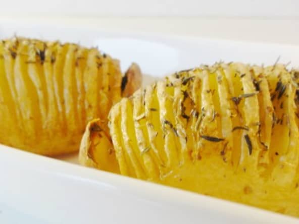 Pommes de terre rôties au thym