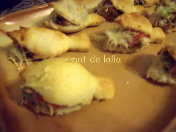 Fricassee aux olives vertes et poivrons