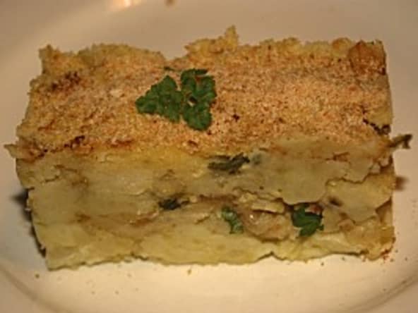 Parmentier au cabillaud