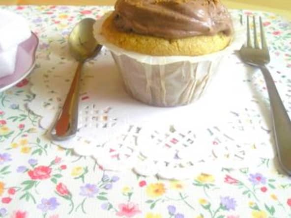 Cupcakes à la châtaigne et sa chantilly chocolat spéculoos