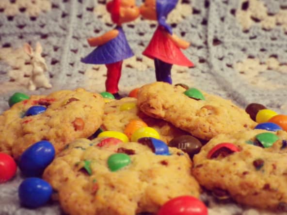Cookies très régressifs aux M&M's