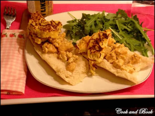 Tartines au poulet et aux röstis