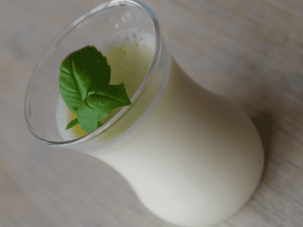 Panna Cotta au basilic