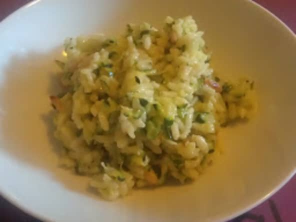 Risotto aux courgettes