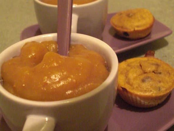 Compote pommes, orange et figues sèches