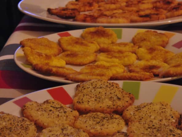 Tuiles au parmesan épicées