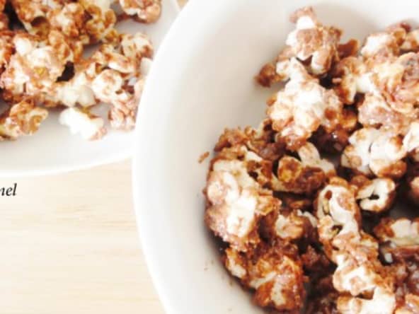 Pop-corn au caramel au beurre salé