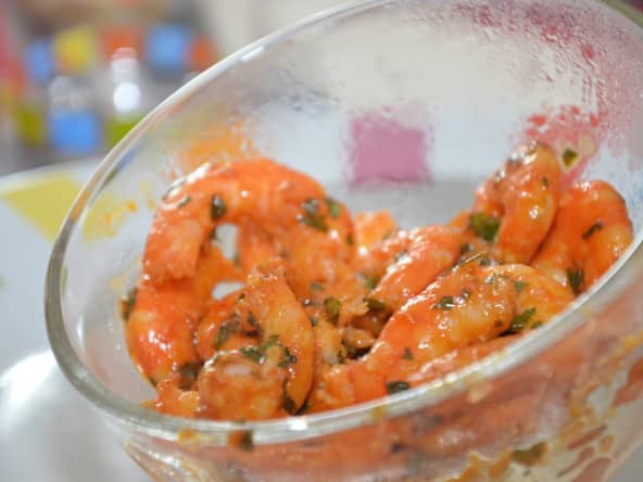 Crevettes à l'espagnole pour une entrée facile et rapide