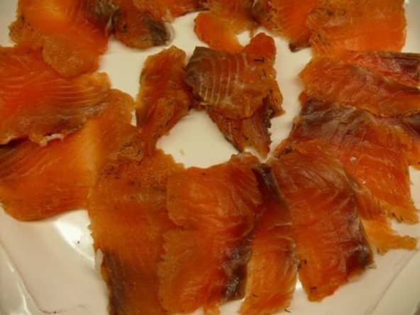 Saumon gravlax