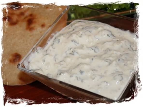 Sauce blanche au concombre