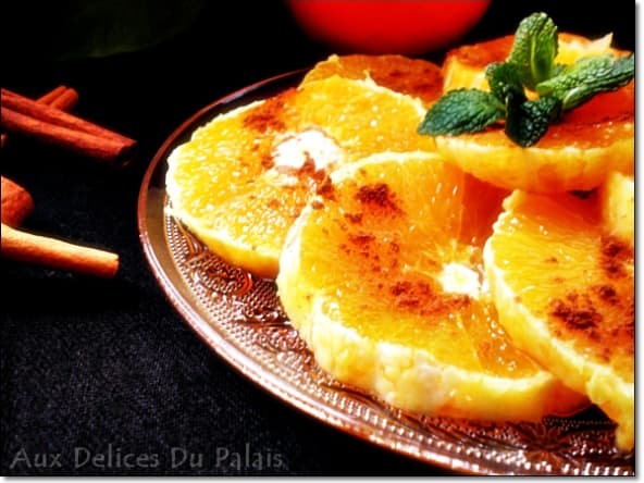 Salade d'Orange à la Cannelle