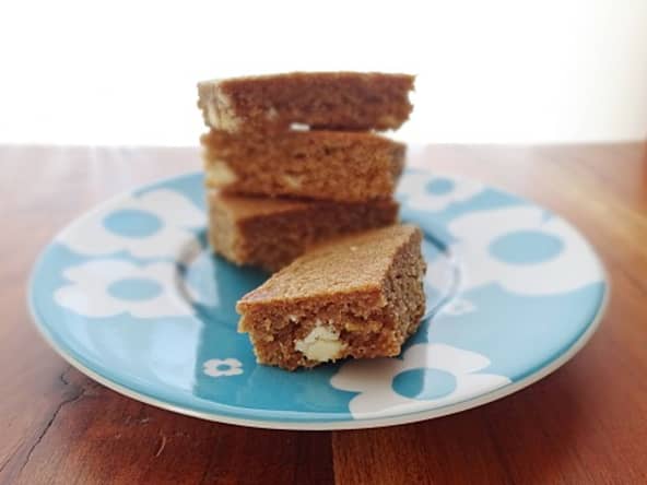 Recette de blondie au café et au chocolat blanc