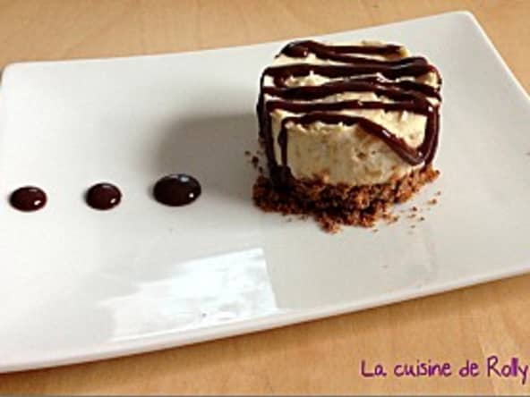 Cheesecake banane caramel