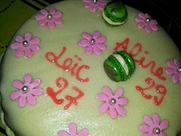 Moelleux au chocolat fourré aux carambars pour un anniversaire