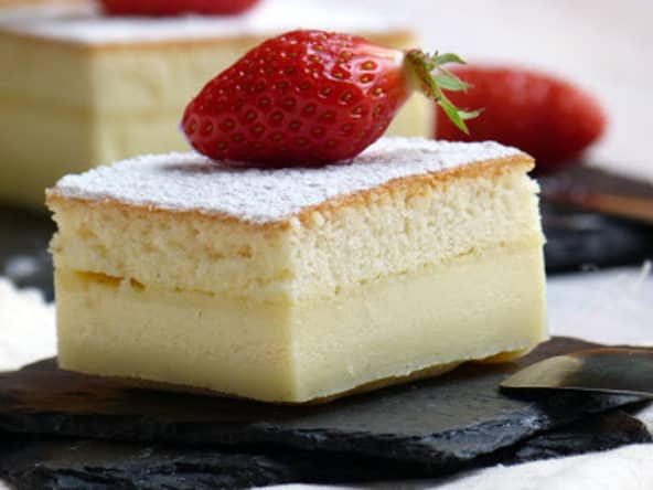 Gâteau magique à la vanille