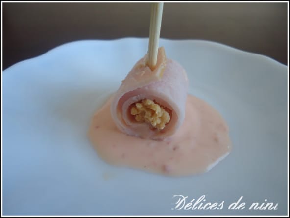 Brochette rosée