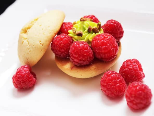 Whoopies pies framboise-pistache