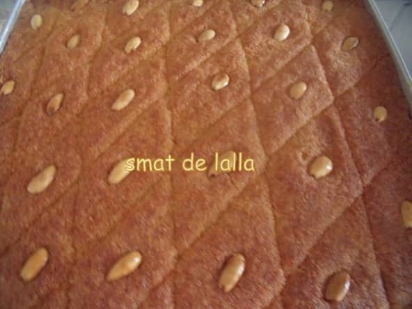 Basboussa aux saveurs des îles, noix de coco et vanille