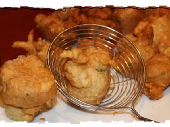 Beignets de fromage de chèvre et mozzarella