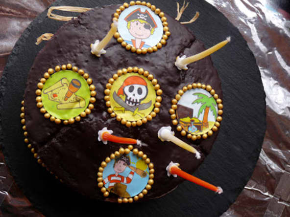 Gâteau d'anniversaire pirate