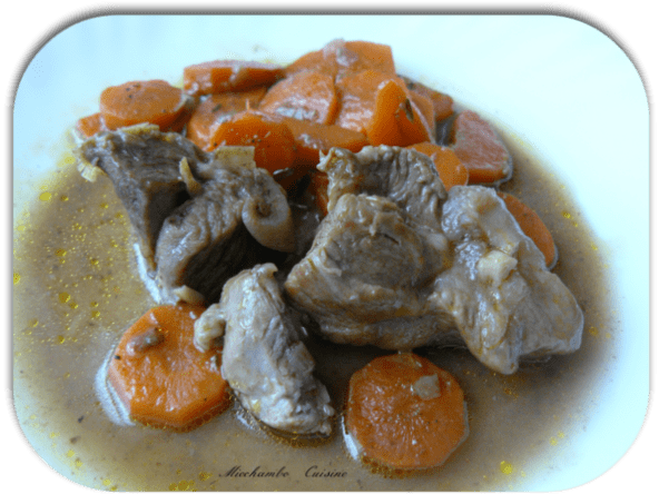 Sauté de Dinde Aux Carottes et Vinaigre A La Vanille de Madagascar