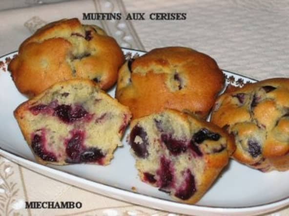 Muffins aux cerises pour le goûter