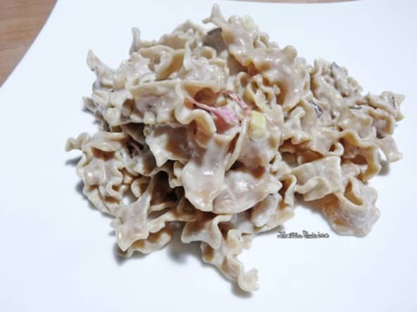 Carbonara de chanterelles