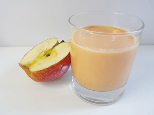 Smoothie protéiné pomme carotte