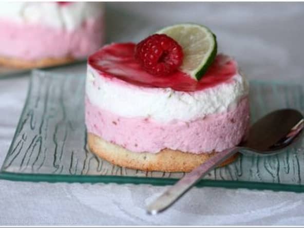 Délicieuses mousse framboises citron vert