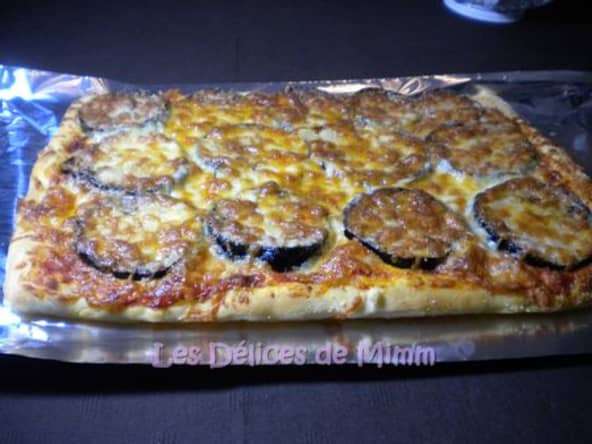 Pizza aux aubergines