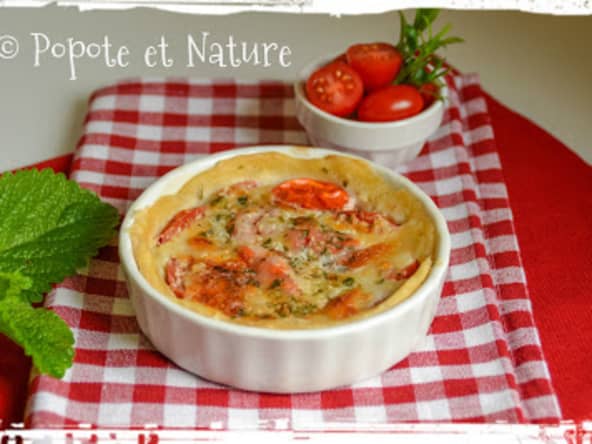 Tartelettes tomates cerise et mozzarella