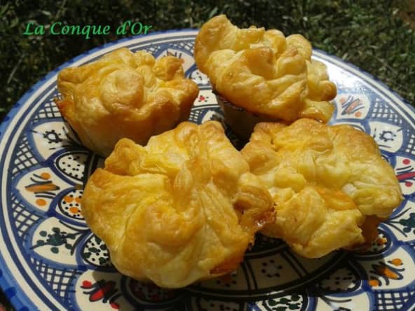 Petits cakes feuilletés aux légumes du soleil