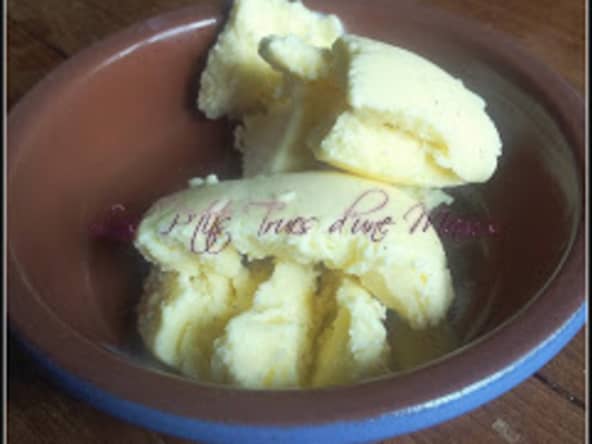 la glace à la vanille