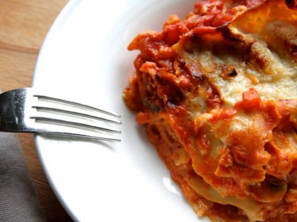 Lasagnes aux légumes et à la Mozzarella