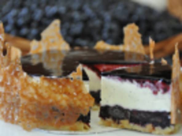 Le Cheese-Cake aux Myrtilles Sauvages de Montreux