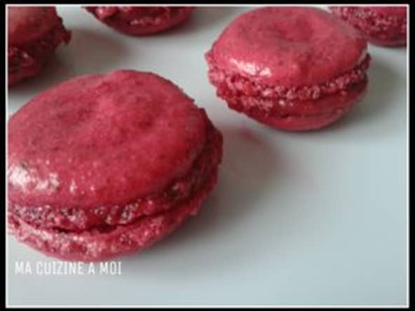 macarons a la framboise