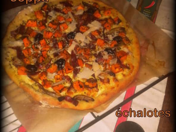 Pizza'tiron mozza et coppa