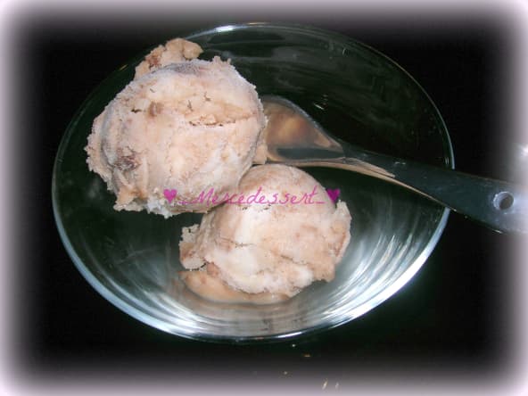 Sorbet marbré bananutella