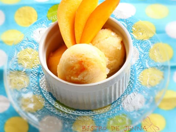 Sorbet a la mangue