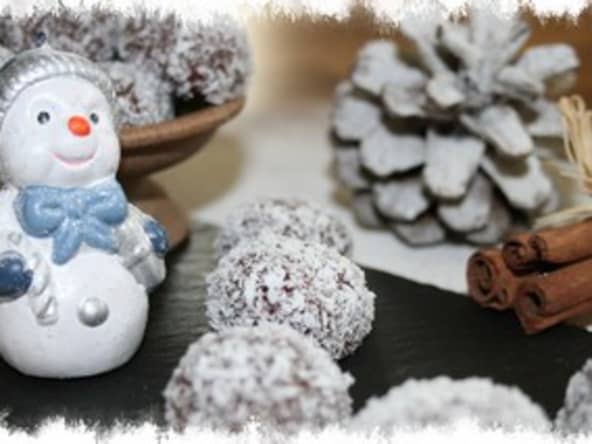 Truffes fondantes au Nutella et à la crème de marron pour les fêtes