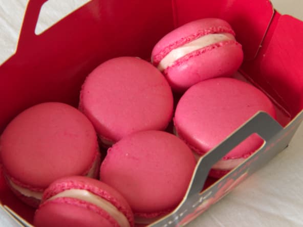 Macarons à la fraise