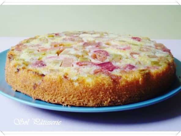 Gâteau à la rhubarbe