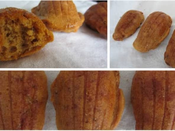 Madeleines salées au pesto rouge et au chorizo doux